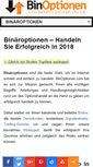 Mobile Screenshot of binoptionen.com